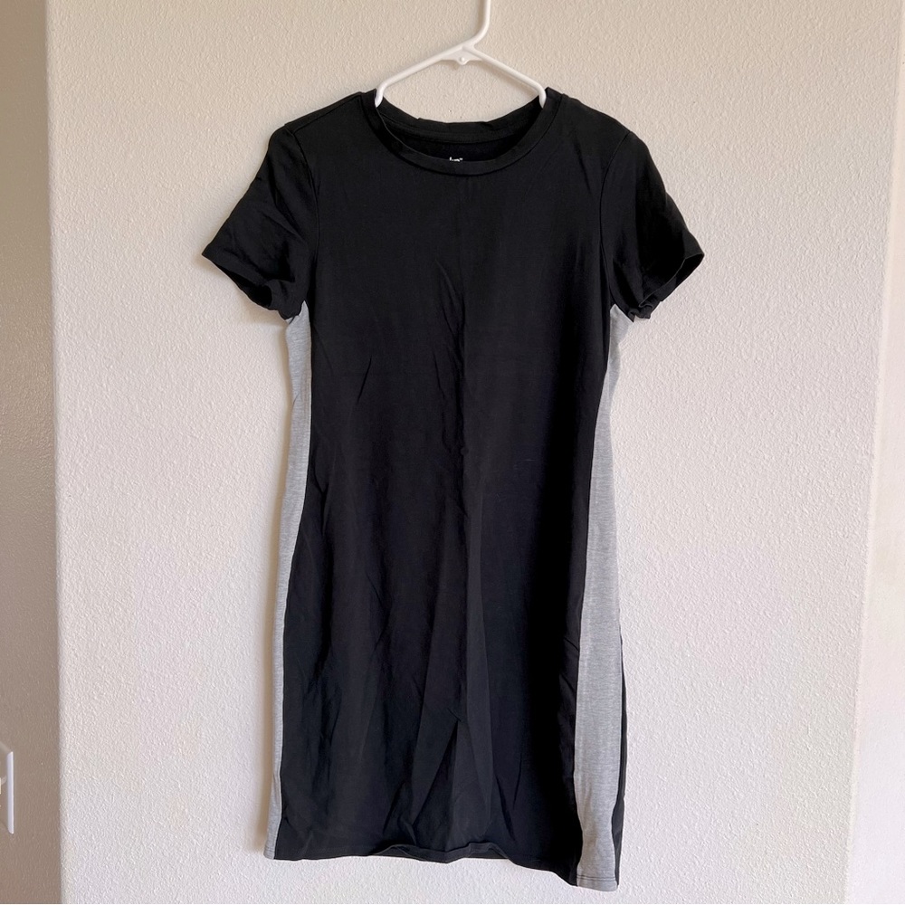 Dip Black Short Sleeve T Shirt Dress